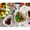 Joseph Joseph Droplet Compact Colander with Folding Handles, Space-Saving Design,