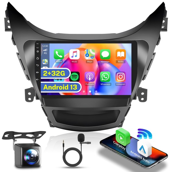 Inefala 2+32G Android 13 Car Stereo CarPlay Radio for Hyundai