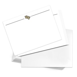 Desert Cactus University of Central Florida Notecards Stationery Cardstock UCF Knights 10 Pack Includes Envelopes Memo Party Thank You (Notecard 1a)
