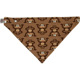 Zahntuch Monkey Brown Waterproof Neckerchief