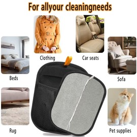 3PCS Electrostatic Pet Hair Remover Glove Pet Hair Remover Electrostatic Gloves, Reusable Upgrade Pet Hair Removal Glove for Cats & Dogs, Double Sided Pet Grooming Gloves for Pets