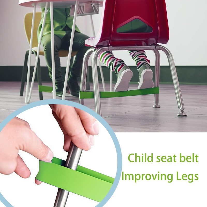 12pcs Classroom Chair Bands, Children's Adhd Tools Elastic Band, Essential