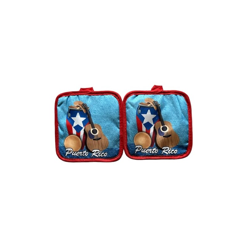 Kitchen Pot Holder Set - Conga Puerto Rico