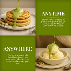 Mocha Point Pistachio Sauce – Premium Dessert & Coffee Topping – Rich Pistachio Flavor for Baking & Pastry Delights – Smooth Creamy Texture with Long Shelf Life – 2.2 LB