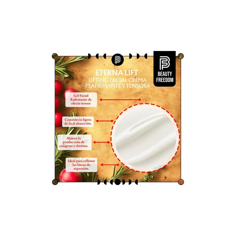 Crema Facial Antiarrugas Reafirmante Eterna Lift 60ml
