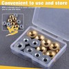 SPEEDWOX 12 Pcs Grass Trimmer Head Eyelets Sleeve String Trimmer