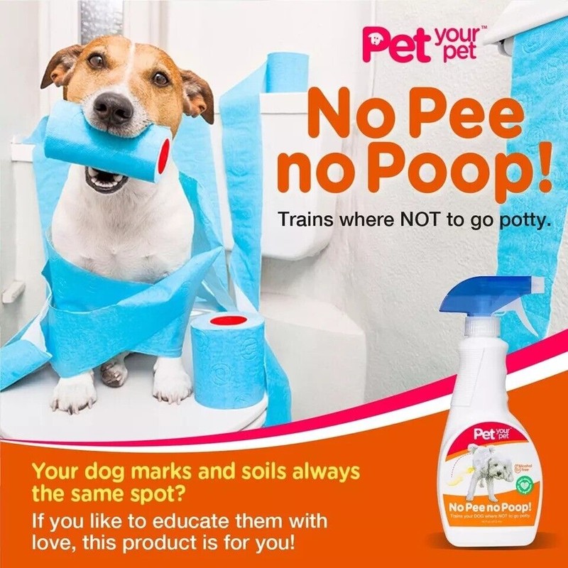 PET YOUR PET No Pee No Poop Dog Potty Training
