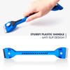 FOSHIO Long Handle Razor Blade Scraper, Two Sided Scraper Tool