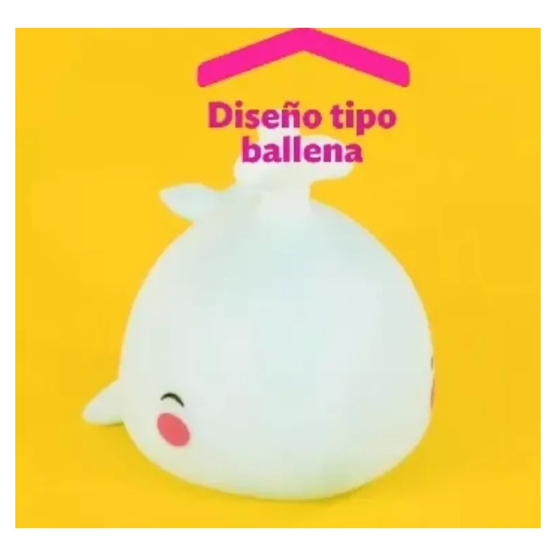 Betterware Ballena Luz Lámpara Infantil De Mesa Buro