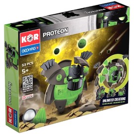 Geomag Kor Proteon Aki Transformer Robot Magnetic Construction Building Toy