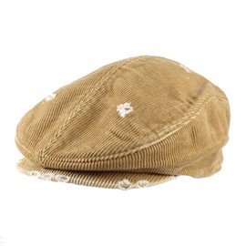 Morehats Men's Women's Unisex 100% Cotton Vintage Corduroy Newsboy Cap Gatsby Hat - Beige