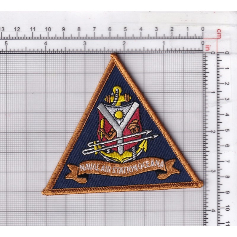 NAS Oceana Patch – Hook and Loop, 4"