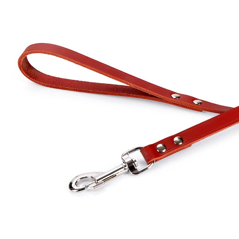 Karlie - Laisse Rondo Rivetée 16Mm 1M Rouge