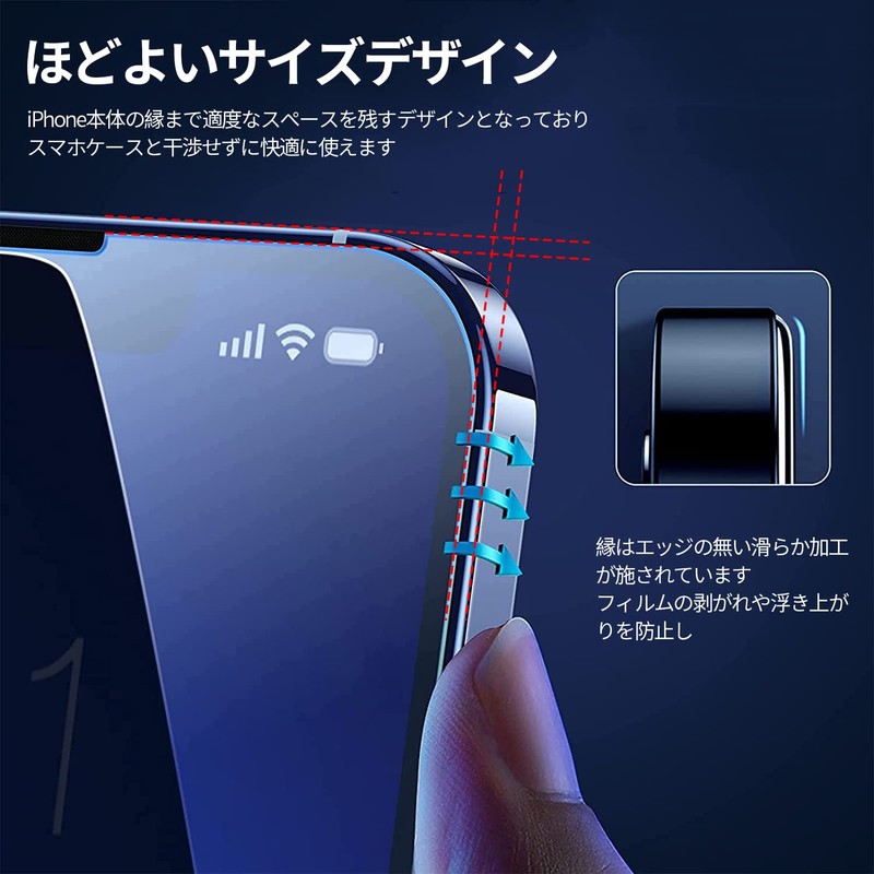 [2 pieces] 28° Peeping Prevention, Tempered Glass Film, LCD Screen,