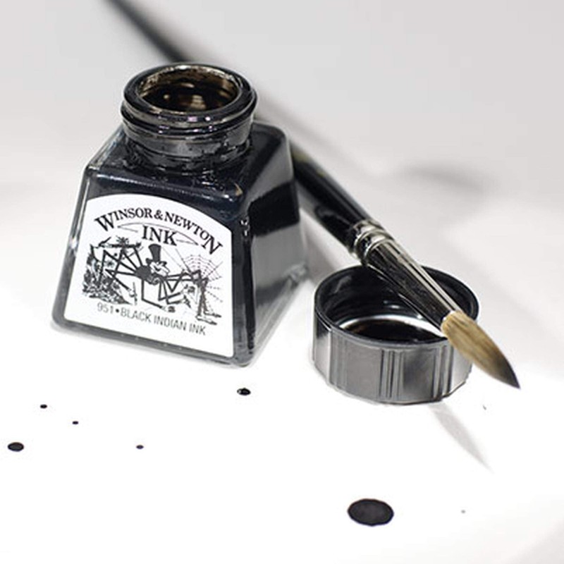 Winsor & Newton Specialty Ink, Black, 14ml Bottle