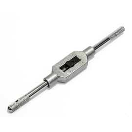 Völkel Verstellbares Windeisen Für Gewindebohrer | Zinkdruckguss No. 1 | DIN 1814 | Vierkantaufnahme 2.0-6.3 mm (M 1-10, 1/16-3/8, G 1/8) | Gehärtete Backen