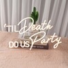Britrio Til Death DO US Party Neon Light Sign for