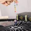 Cheungshing Titanium Coated Quartz Crystal Point Pendulums for Dowsing Divination