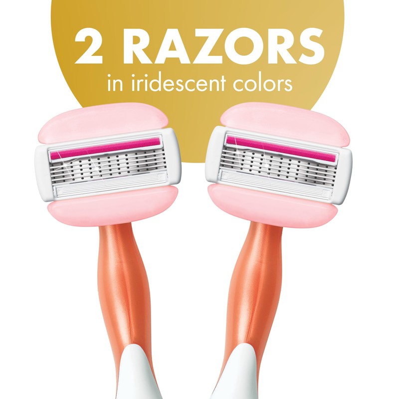 BIC Soleil Glide Disposable Razors for Women, 5 Blades With