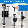 Universal Toilet Tank Replacement Kit Toilet Flush Flapper Repair Kit