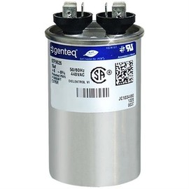 GE Genteq Round Capacitor 15 uf MFD 440 Volt Z97F9626 97F9626