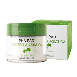 Mediflower Centella Asiatica Centella Asiatica Toner Pad 180ml 60 sheets / 메디플라워 센텔라아시아티카 병풀 파하 토너패드 180ml 60매