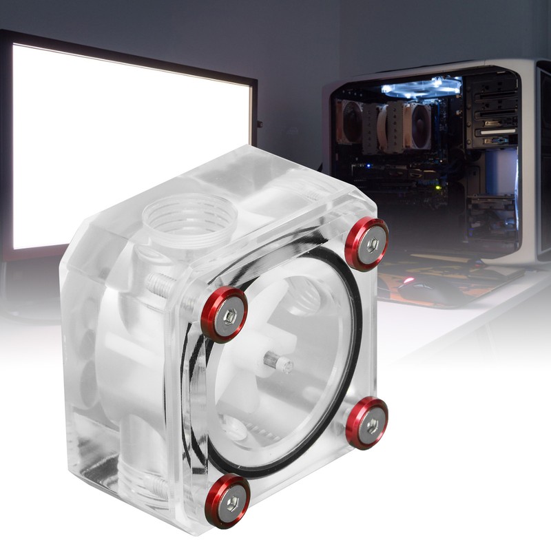 Water Flow Meter LeakingProof Transparent Acrylic Computer WaterCooled Rheometer