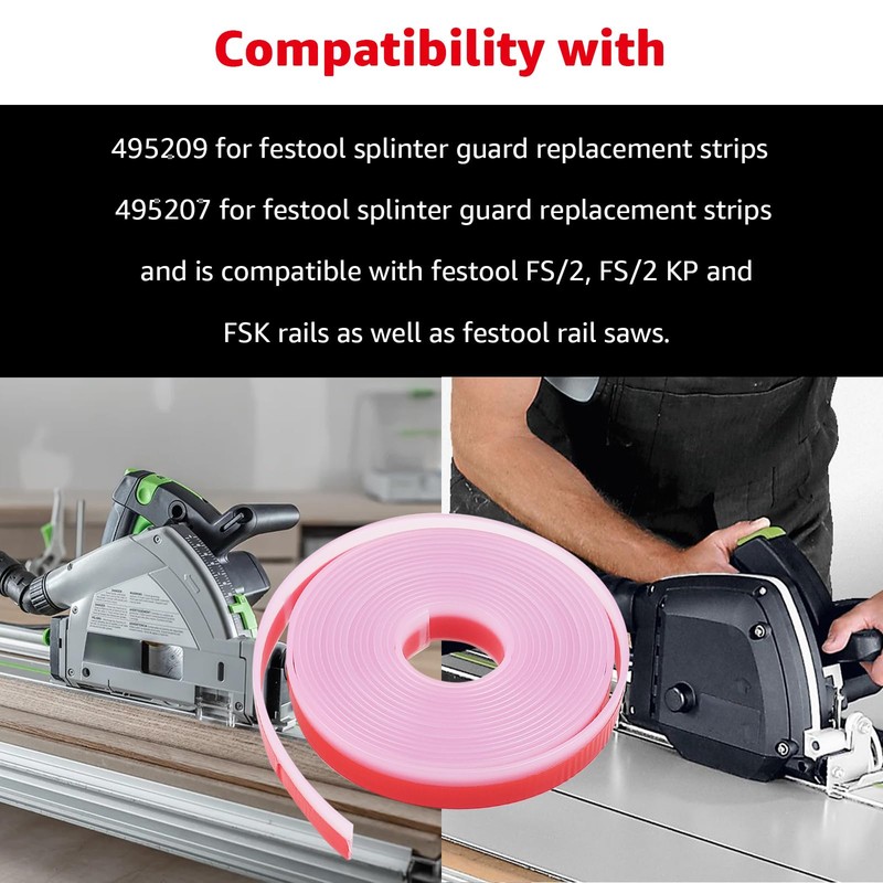 Aomitop 495209 Splinter Guard Strip Compatible with festool FS-SP 5000