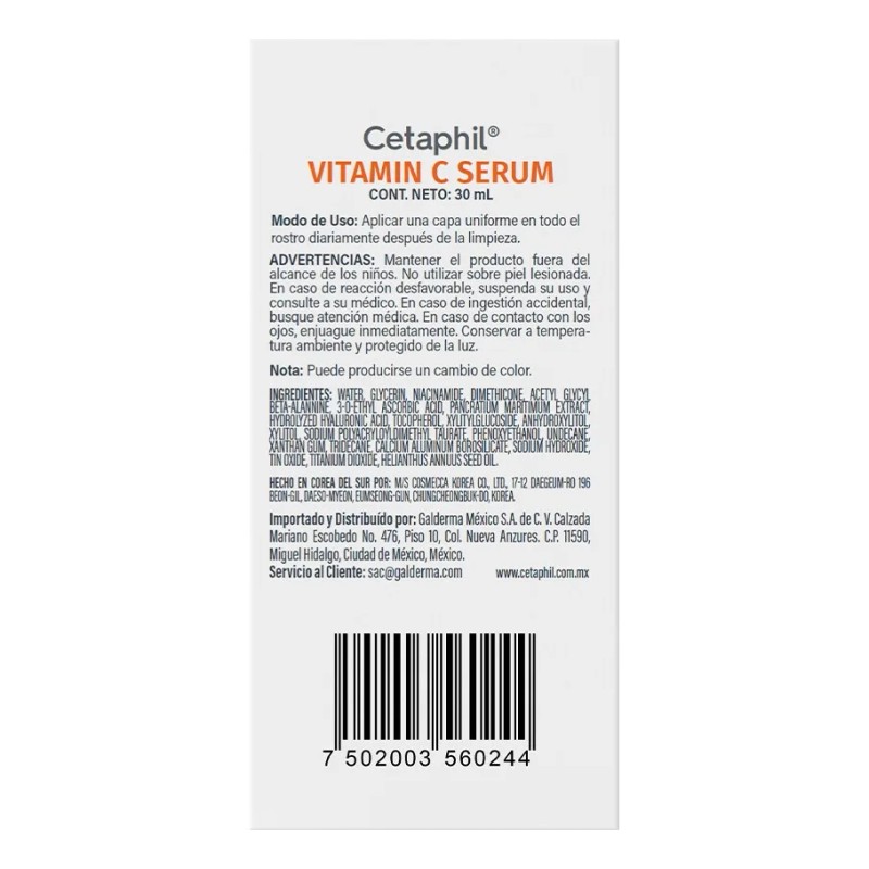 Cetaphil Suero De Vitamina C Antimanchas 30 Ml Todo Tipo