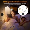 NoeiiT Wall Mounted Reading Light,Bedside Headboard Lights with 5 Color
