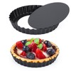 Beasea 6 Inch Tart Pan, 2pcs Small Tart Pie Pans