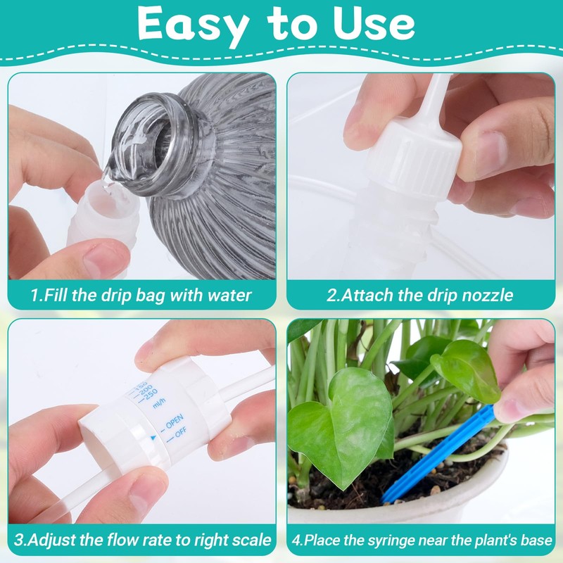 Vylyciy Pack of 5 3.5 L Plant Watering Drip Irrigation