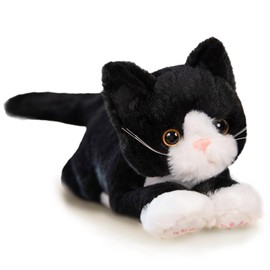 Cat, Plush Toy, Lifelike Body Pillow, Fluffy, Cats, Realistic, Cute Cushion, Cute, Soft, Nap Gift, Sleeping Pillow, Toy, Black, Birthday, Body Pillow, Simulation, Pets, Comfortable, Pregnancy Pillow,