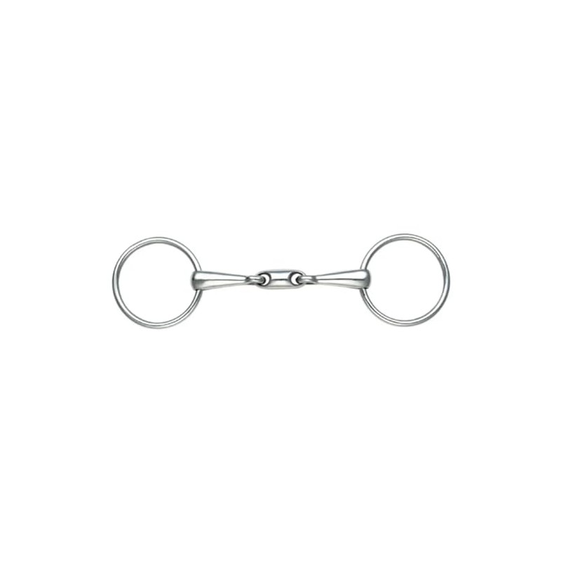Shires lose Ring Trense mit Lozenge Link (602/3) S/STEEL 12,7