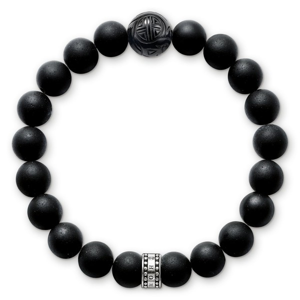 Thomas Sabo Men Silver Stretch Bracelet - A1085-023-11-XL