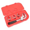 Multifunctional Sink Wrench Adjustable Spring Large Opening Faucet Spanner Plumbing