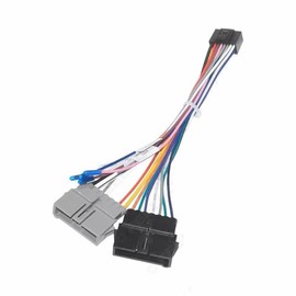 16pin Car Power Cord Radio Wiring Harness Adapter for Jeep Cherokee 1997-2001, 1999 Chrysler 300m 1999-2001, Dodge Neon 1995-2001