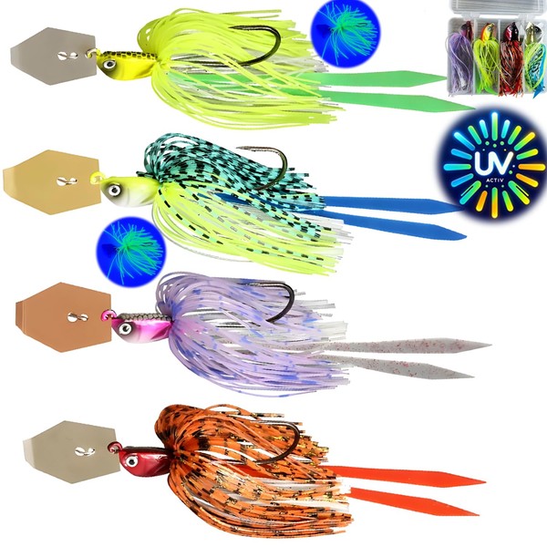 Njord Kalastus Chatterbait Novelty 2024 4 Pieces 7 g (2