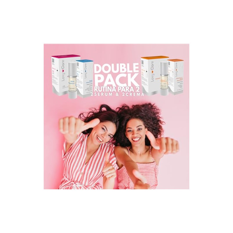 Lovy Care Pack de 2 Serums y 2 Cremas, Serum