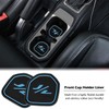 LAIKOU 4PCs Anti dust Mat Inserts Coaster fit for Jeep