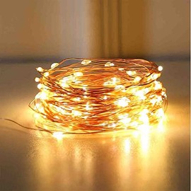 EZTRONICS CORP Solar String Lights Powered Copper Wire LED Solar Fairy Lights Flexible Waterproof Indoor Outdoor Lighting for Garden, Patio, Windows, Trees, Party, Christmas Decoration (Warm White)