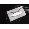 Bestbling Bling Rhinestone Car Visor Tissue Box Holder, Leather Crystals