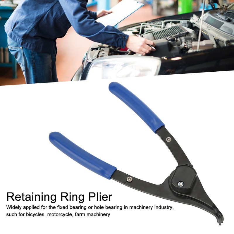 9in Snap Ring Plier Adjustable High Efficiency Internal External C