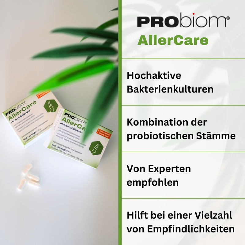 PRObiom AllerCare for Overreacting Immune System - Clinically Tested Bacterial