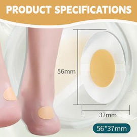 COYUN 30 Stück Blasenpflaster, Ferse Blasenpflaster, Fersenschutz, Linderung von Reibungsschmerzen Zehen, Vorfuß, Ferse