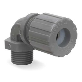Liquid Tight Connector, 3/4in, 90 deg, Blue