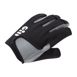 Gill Deckhand Sailing Gloves - Short Finger with ¾ Long Fingers - 50+ UV Sun Protection and Water Resistant