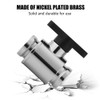 G1/4" Internal Thread Silver Water Ball Valve for Computer Water