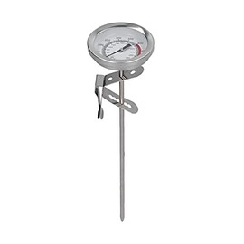 Termómetro para Freír, 20 C  280 C, Termómetro Mecánico de Sonda Larga para Aceite para Parrilla de Barbacoa de Pavo, Termómetro de Esfera Grande...  