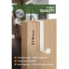 4smile Door Hooks Set of 10 White Door Hooks